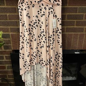 LuLaRoe Olivia high lo skirt size xl